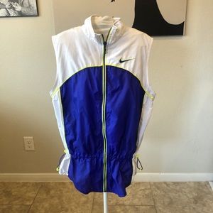Vintage Nike Sleeveless Zipped Hoodie